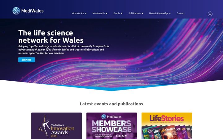 Screenshot of mediwales.com
