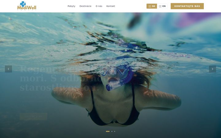 Screenshot of mediwelltravel.com
