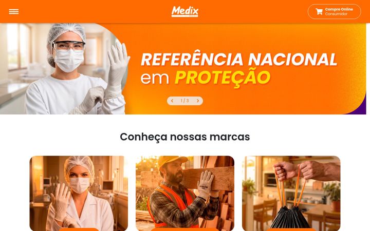 Zrzut ekranu medixbrasil.com.br