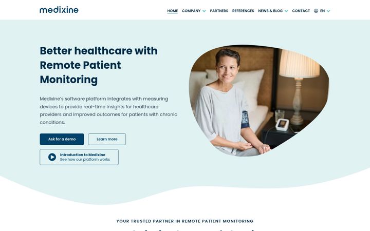 Screenshot of medixine.com