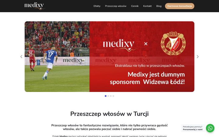 Screenshot von medixy.pl
