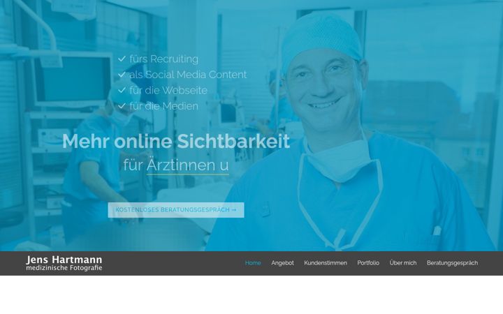 Screenshot of medizinfoto.com