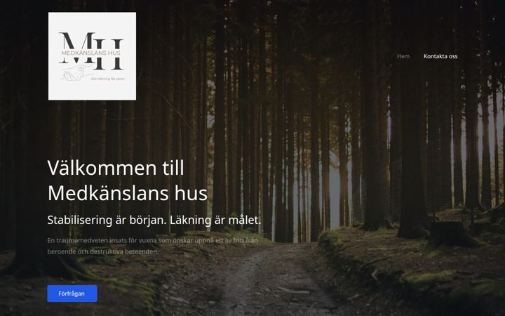 Screenshot of medkanslanshus.se