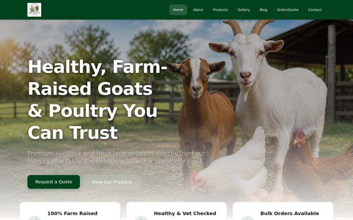 Screenshot of medlanfarms.com