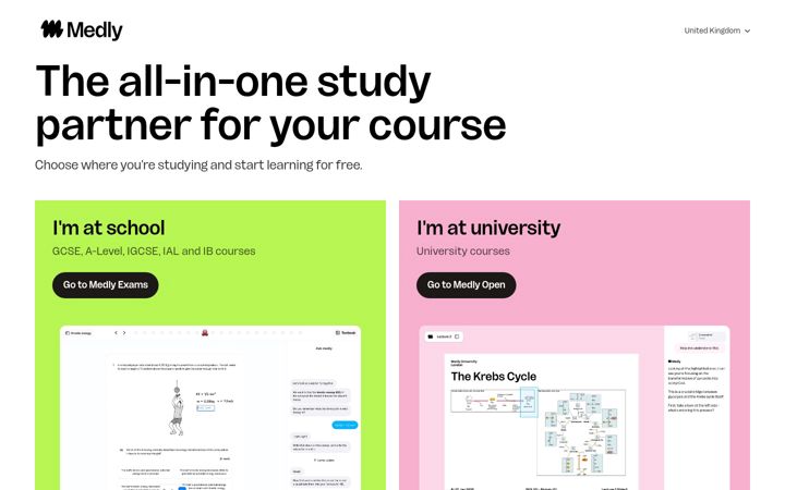 Screenshot of medlyai.com
