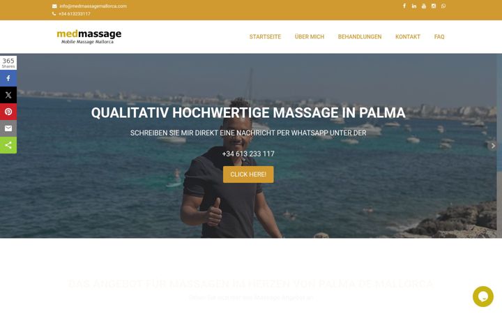 Screenshot of medmassagemallorca.com