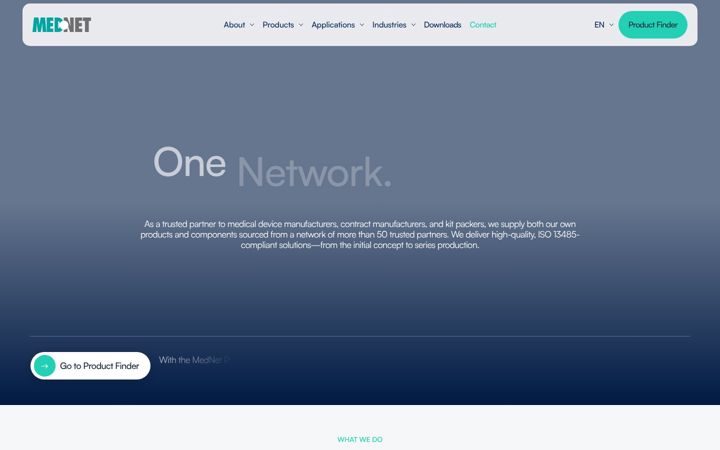 Screenshot of medneteurope.com