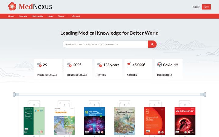 Screenshot of mednexus.org