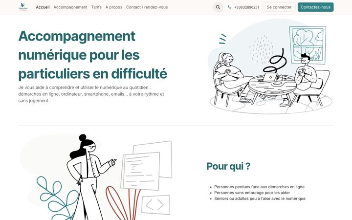 Screenshot of medoc-num.com