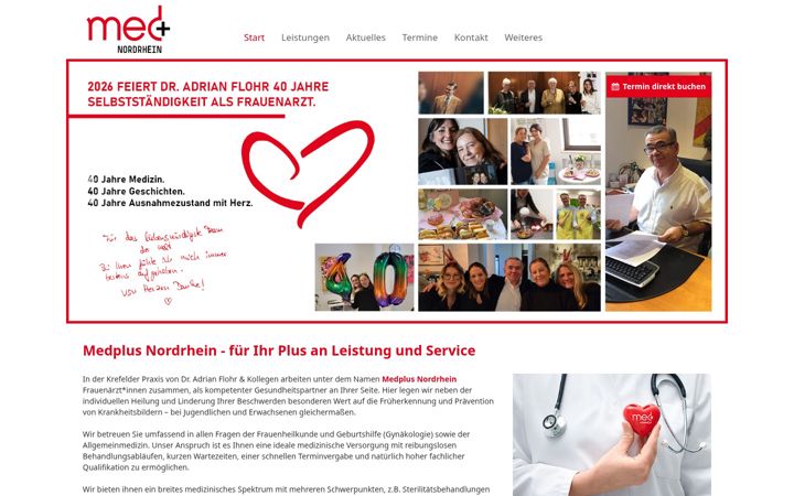 Screenshot του medplus-nordrhein.de