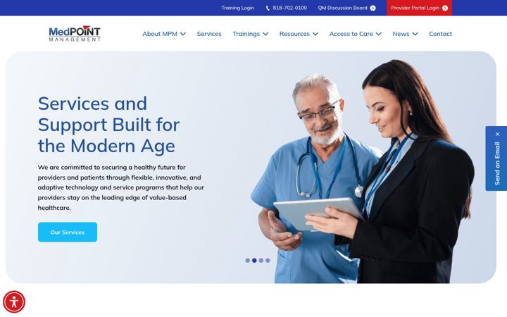 Screenshot of medpointmanagement.com