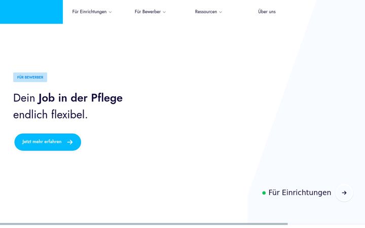 Screenshot von medpool.de
