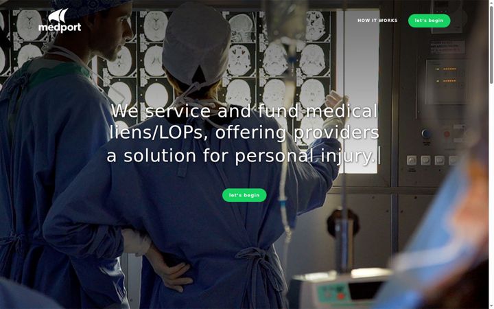 Screenshot of medport.com
