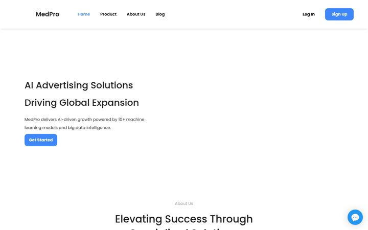 Screenshot of medproad.com