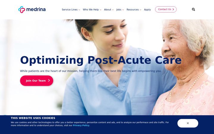 Captura de pantalla de medrina.com