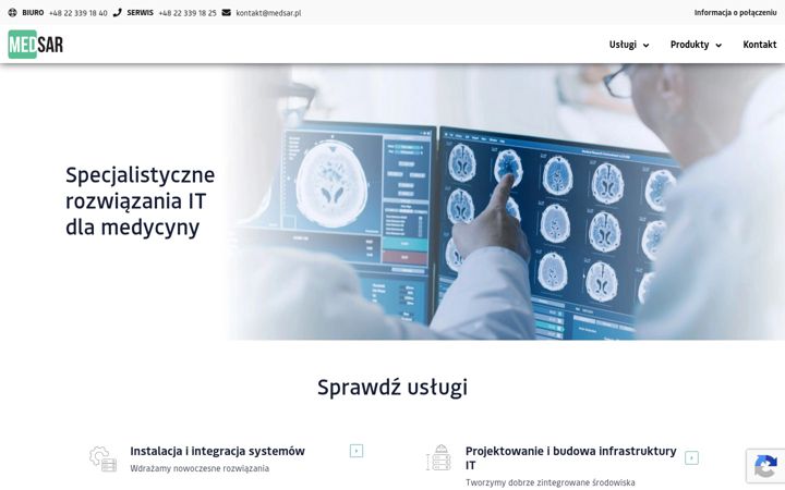Screenshot of medsar.eu