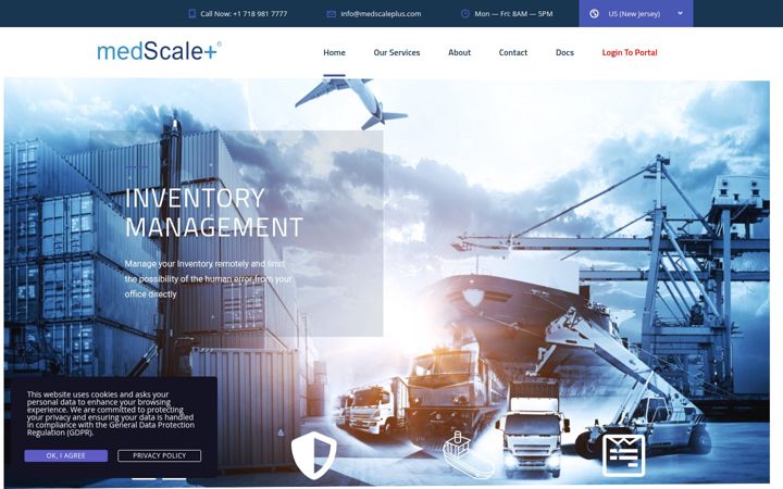 Screenshot of medscaleplus.com