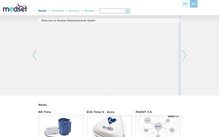 Screenshot of medset.com