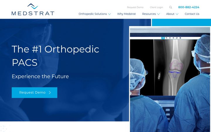 Screenshot of medstrat.com