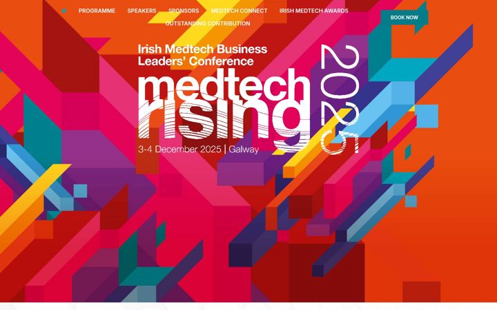 Screenshot of medtechrising.ie
