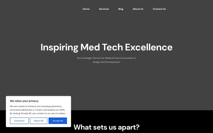 Screenshot of medtechscience.com