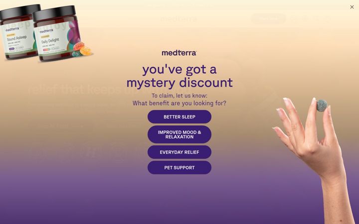 Screenshot of medterracbd.com