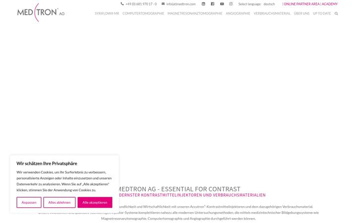 Screenshot of medtron.com