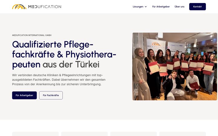 Screenshot of medu-int.de