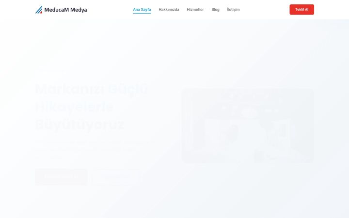 Screenshot of meducammedya.com