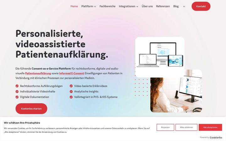 Screenshot of medudoc.com