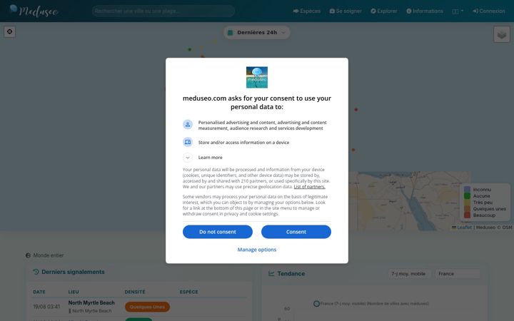 Screenshot of meduseo.com