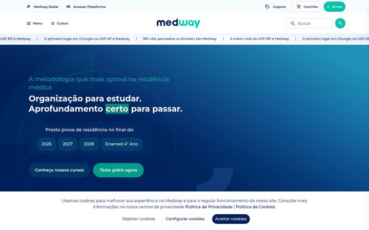 Screenshot of medway.com.br