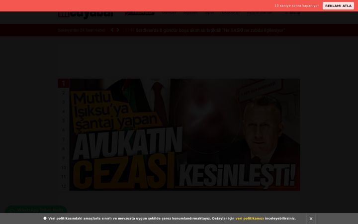 Screenshot of medyabar.com