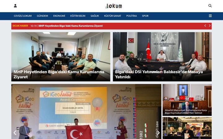 Screenshot of medyalokum.com