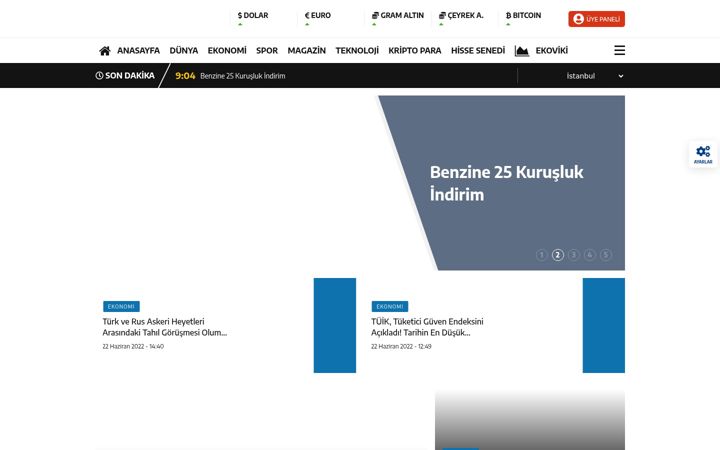 Screenshot of medyapara.com