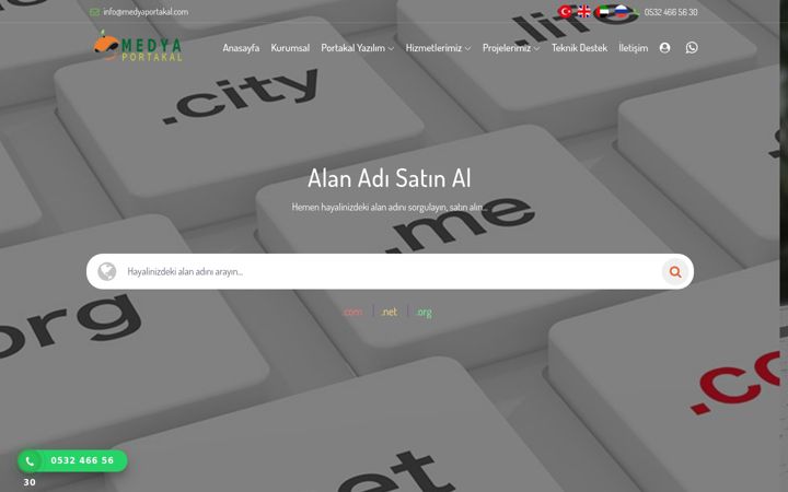 Screenshot of medyaportakal.com