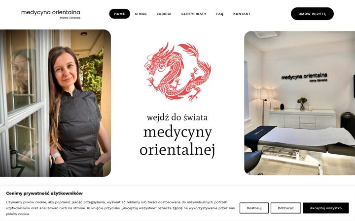 Screenshot of medycynaorientalna.com