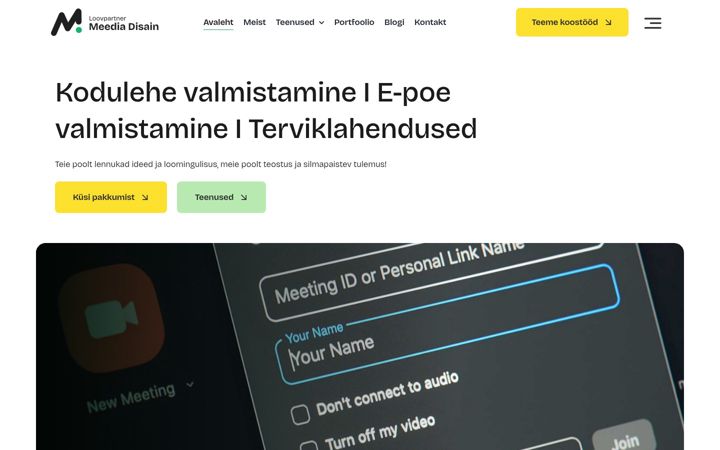 Screenshot of meediadisain.com