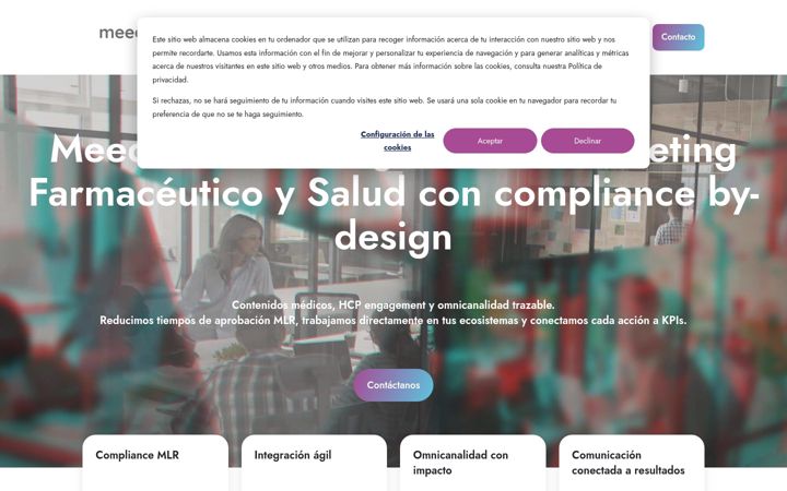 Screenshot of meediahealth.com