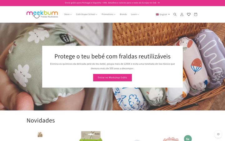 Screenshot of meekbum.com