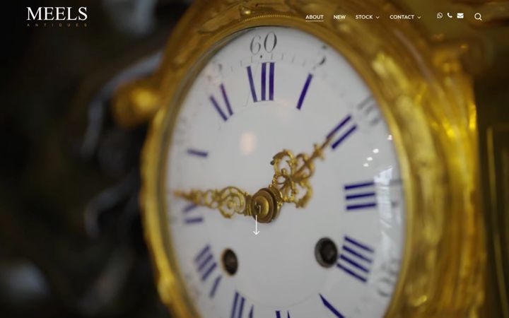 Captura de pantalla de meelsantiques.com