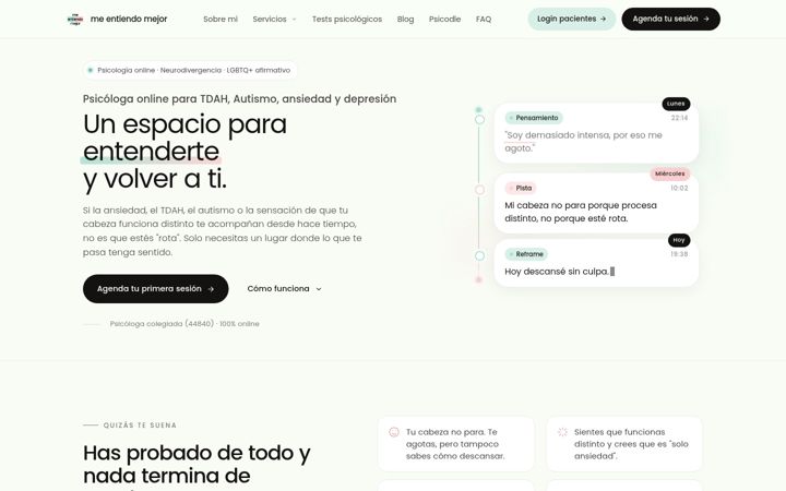 Screenshot of meentiendomejor.com