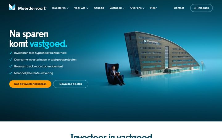 Screenshot of meerdervoort.com