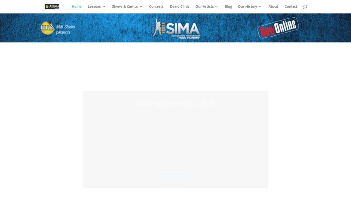 Screenshot of meermusic.com