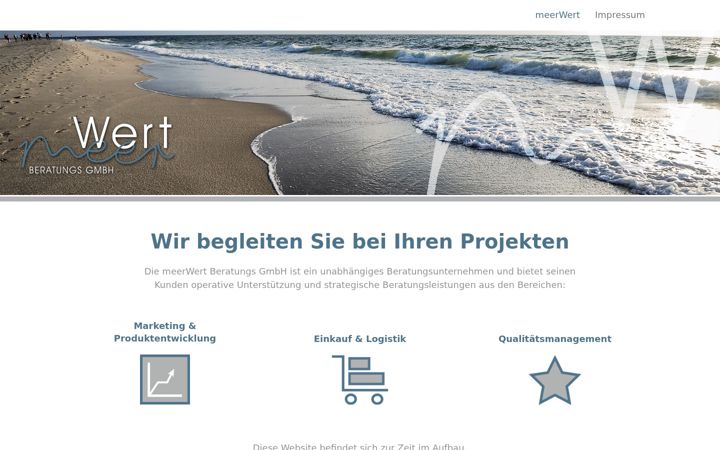 Screenshot of meerwert-beratungs-gmbh.com