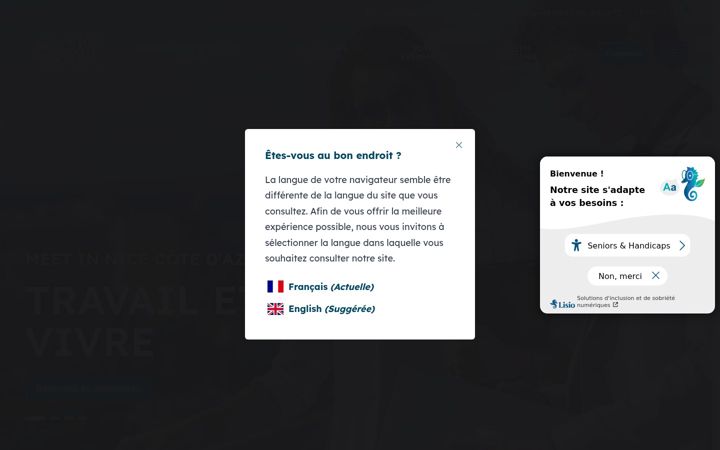 Screenshot of meet-in-nicecotedazur.com