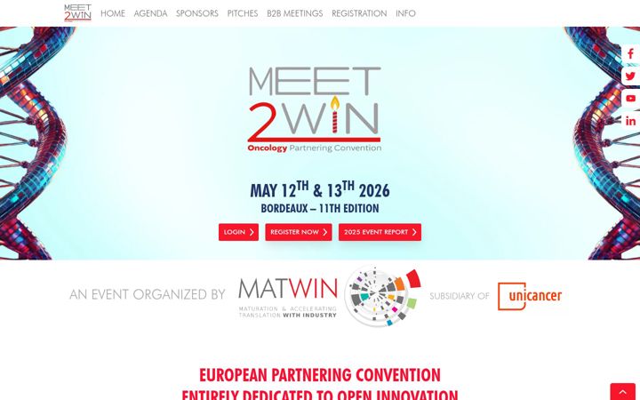 Screenshot of meet2win.fr