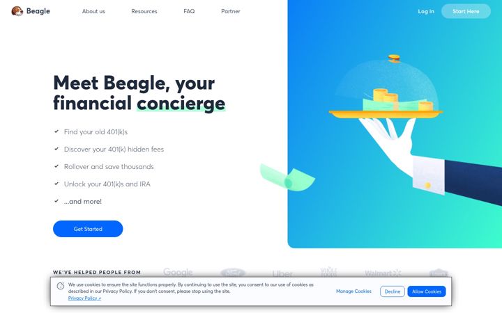 Screenshot of meetbeagle.com
