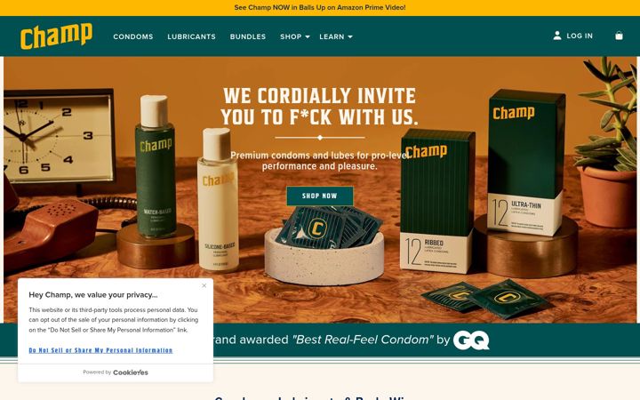 Screenshot of meetchamp.com