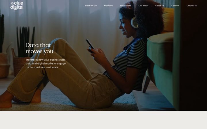 Screenshot of meetclue.com